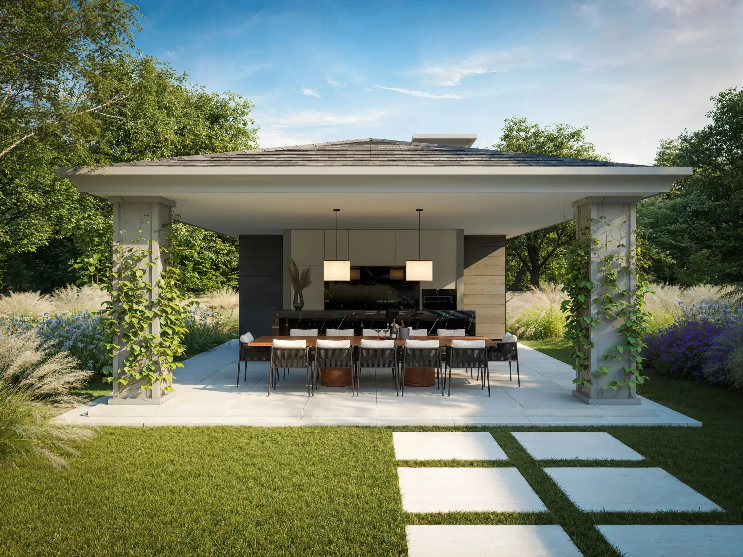 Área gourmet Residência Estates L08