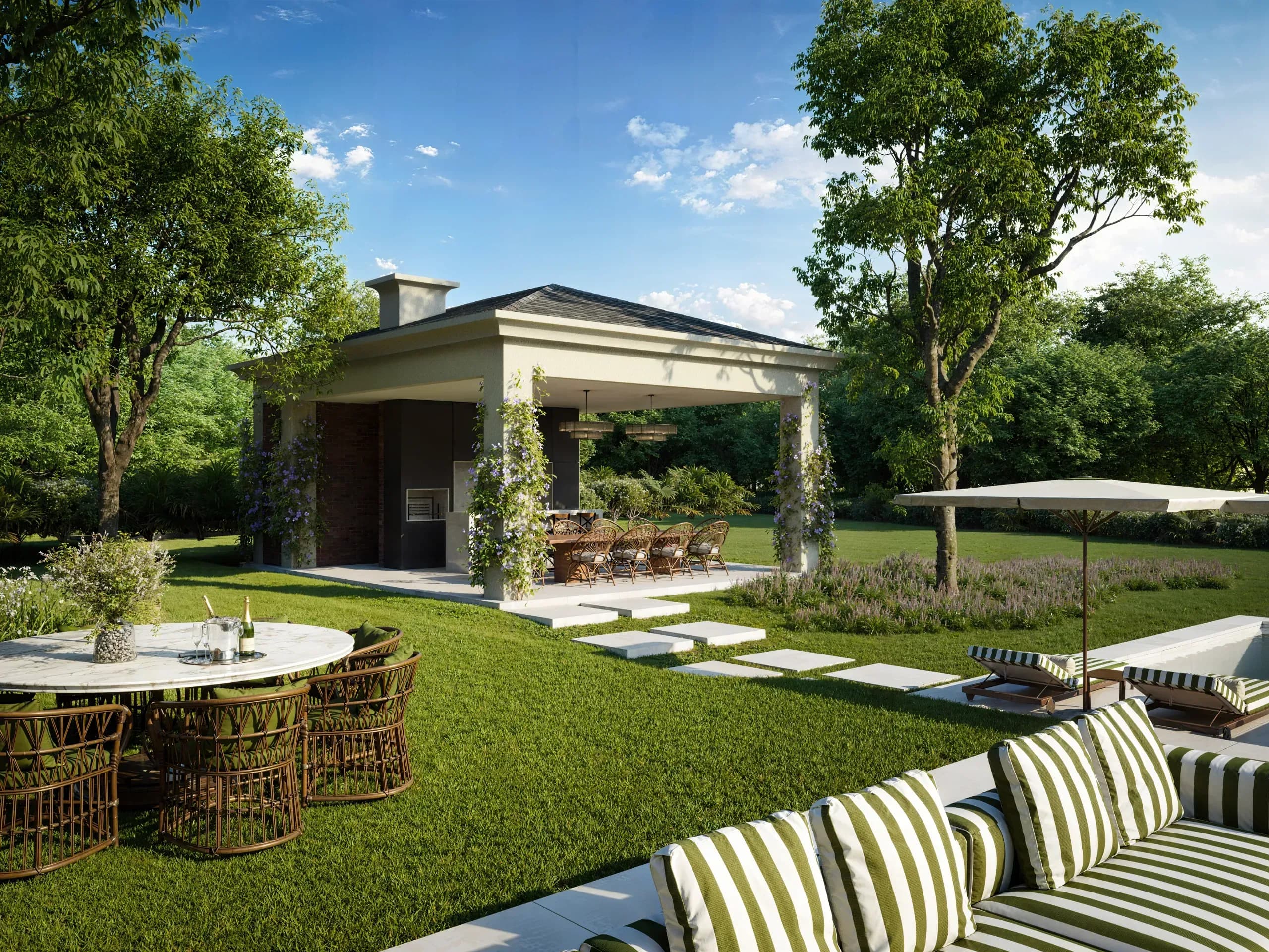 Área gourmet Residência Estates L09
